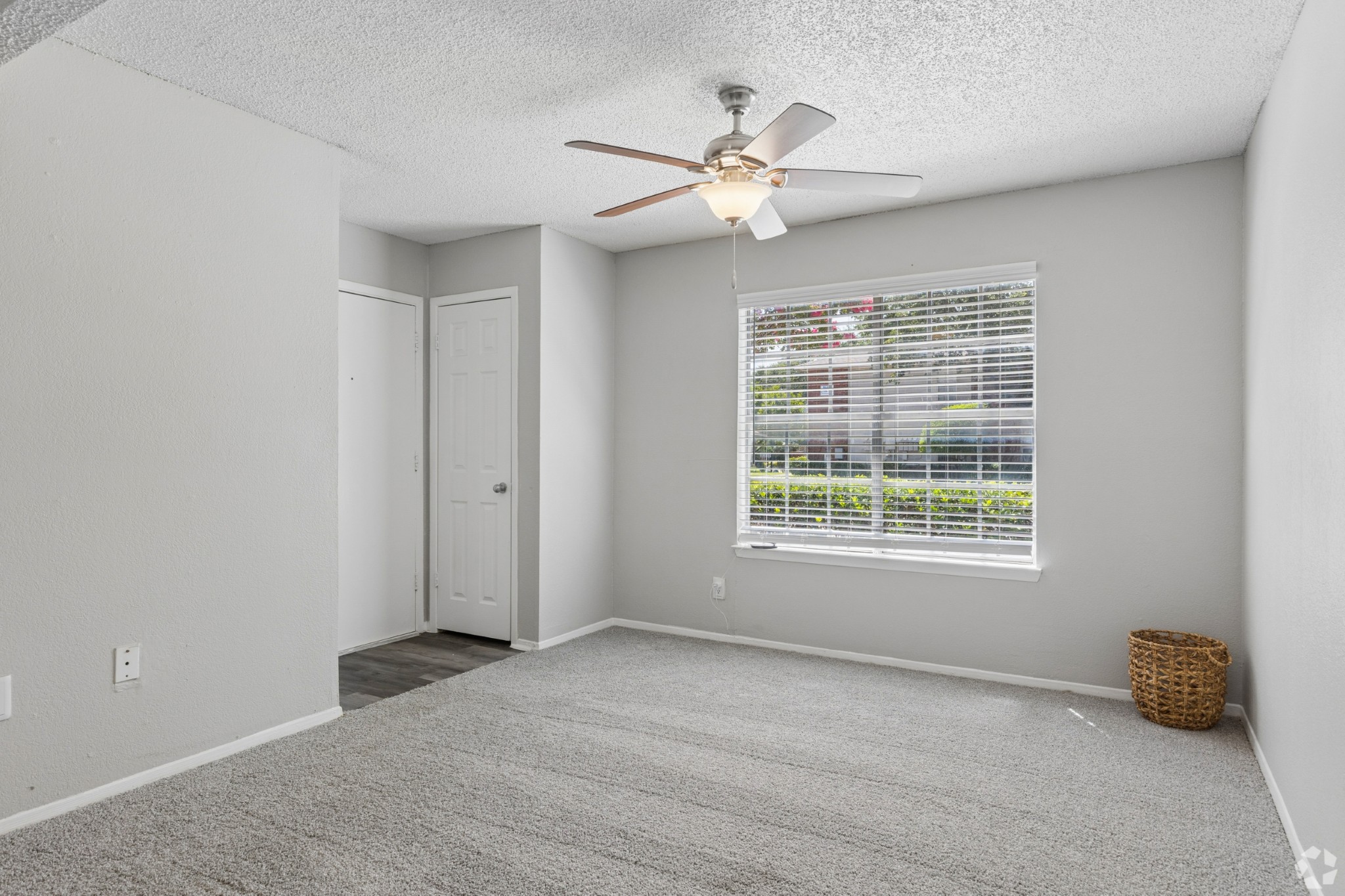 1 Bedroom Living Area at Crestbrook Apartments in Burleson, Texas