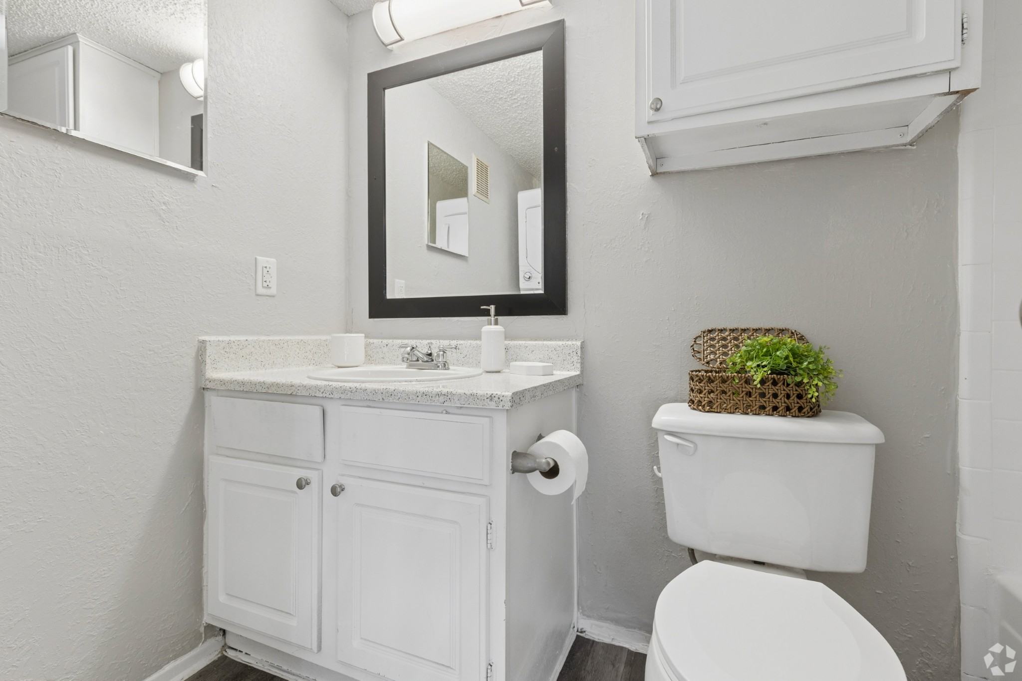 1 Bedroom Bathroom at Crestbrook Apartments in Burleson, Texas