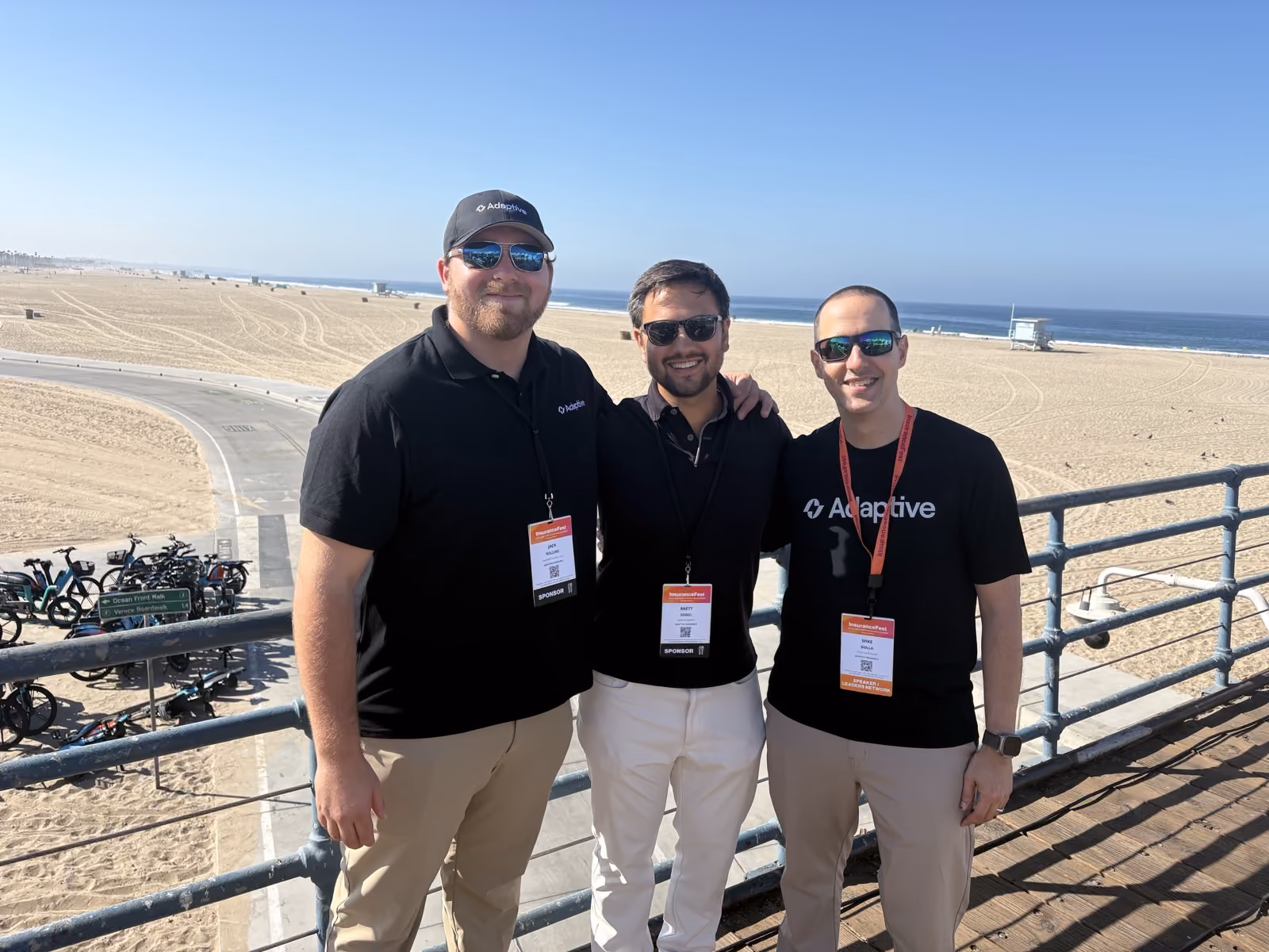 Adaptive team enjoying an outdoor gathering