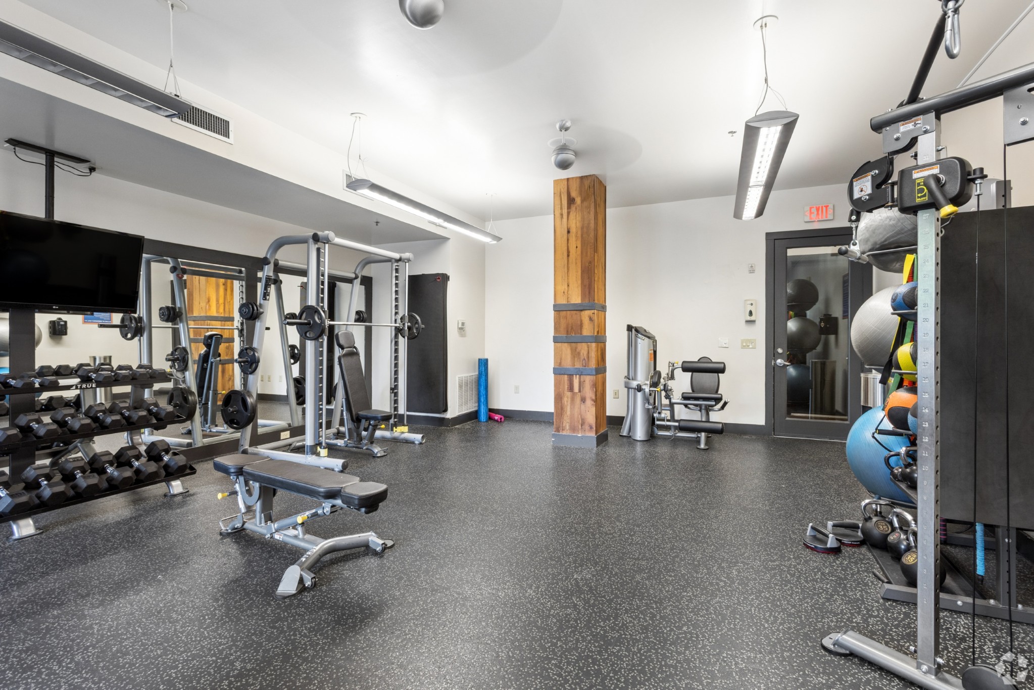 Fitness Center at The Dakota at Bishop Arts Apartments in Dallas, Texas