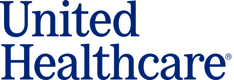 UnitedHealthcare logo with a blue circular U symbol next to the word UnitedHealthcare in dark blue letters