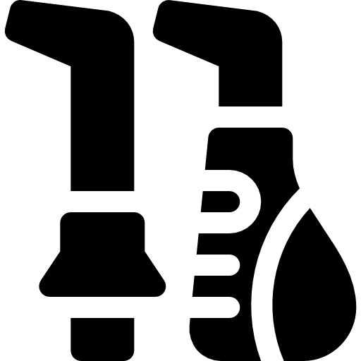 Icon of a tooth with a filling representing tooth colored fillings