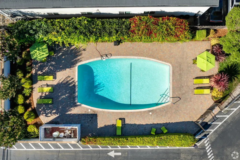 Exterior view of the pool