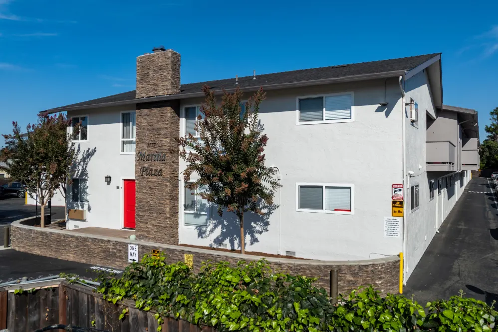 Exterior of apartments