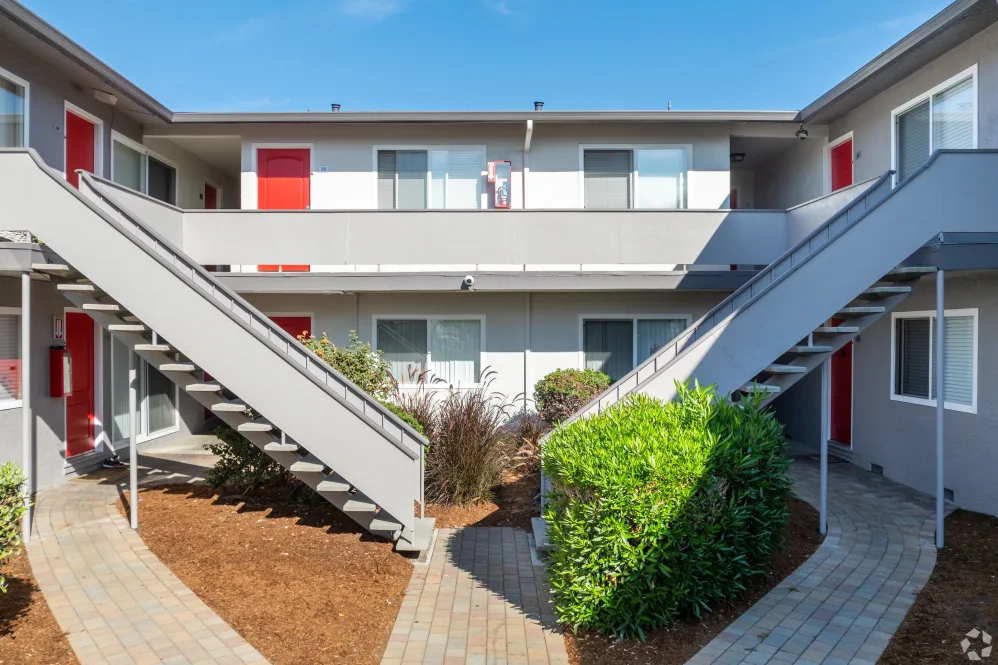 Exterior of apartments