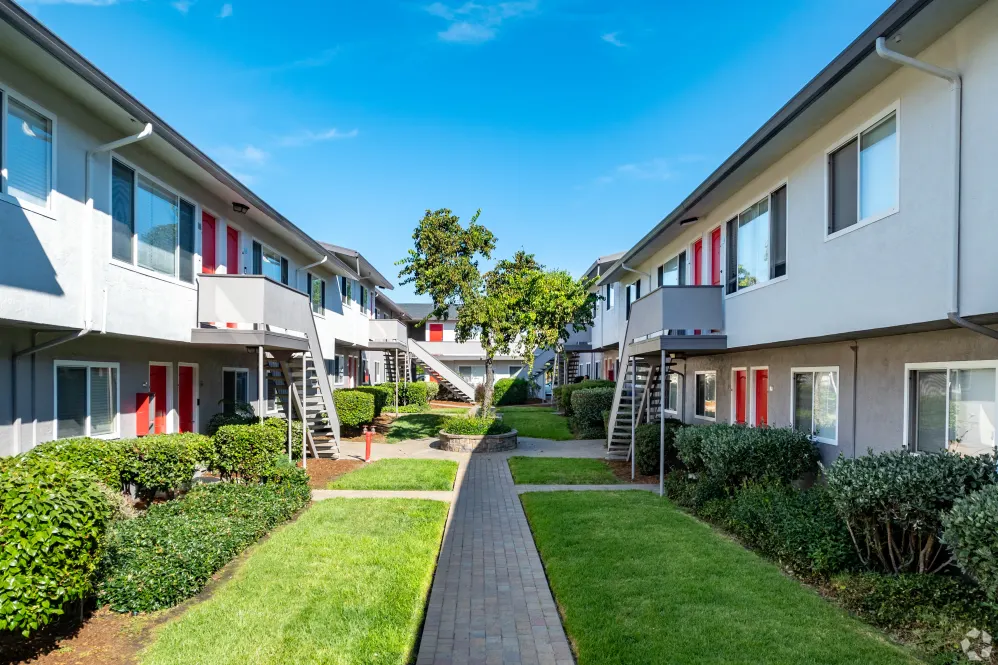 Exterior of apartments