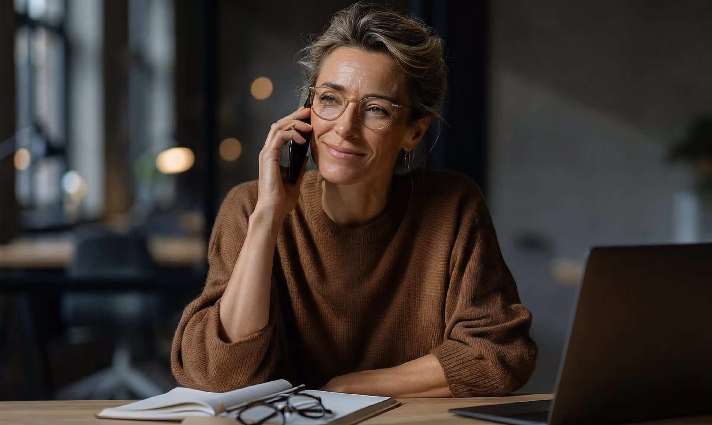 Senior leaders in strategic conversation