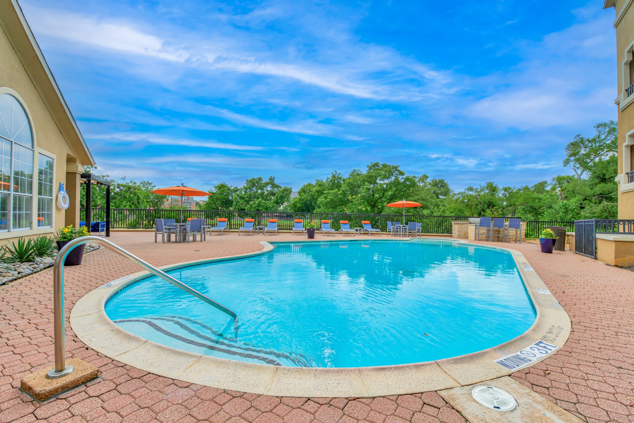 Pool in The Fairways at Prestonwood Apartments in Dallas, Texas