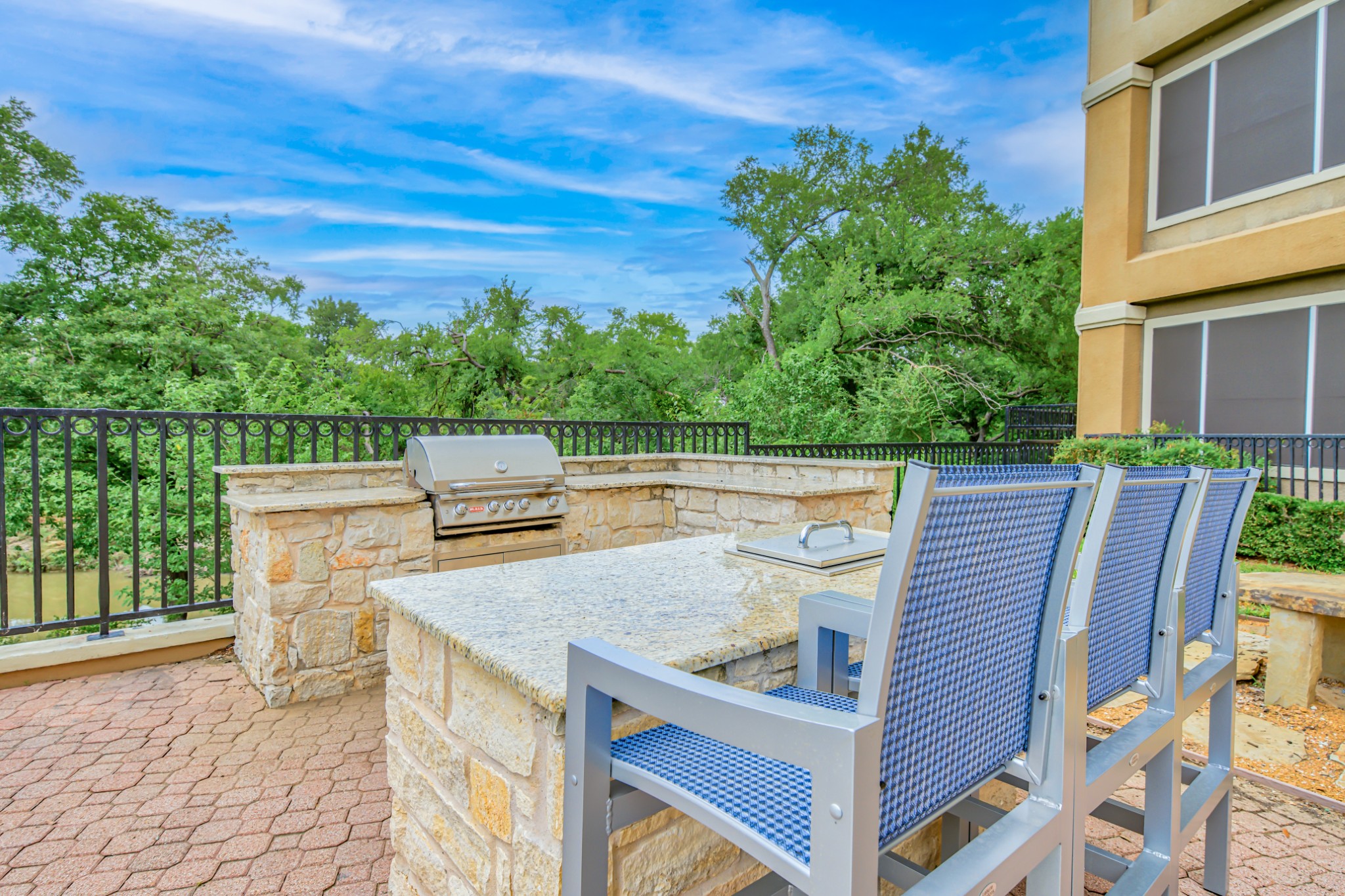 BBQ Grills in The Fairways at Prestonwood Apartments in Dallas, Texas