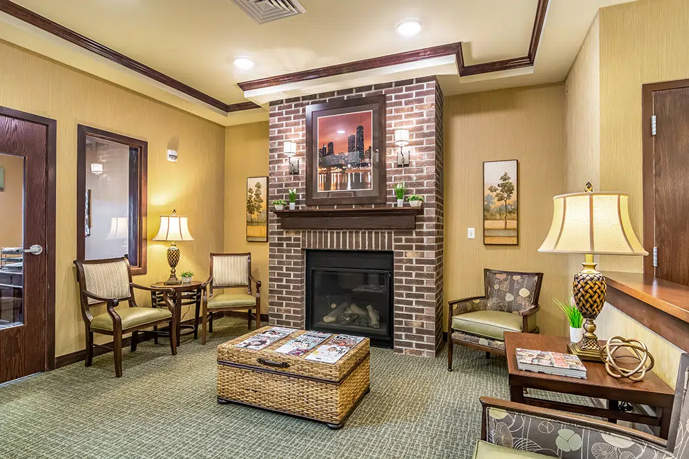 Memory care seating area