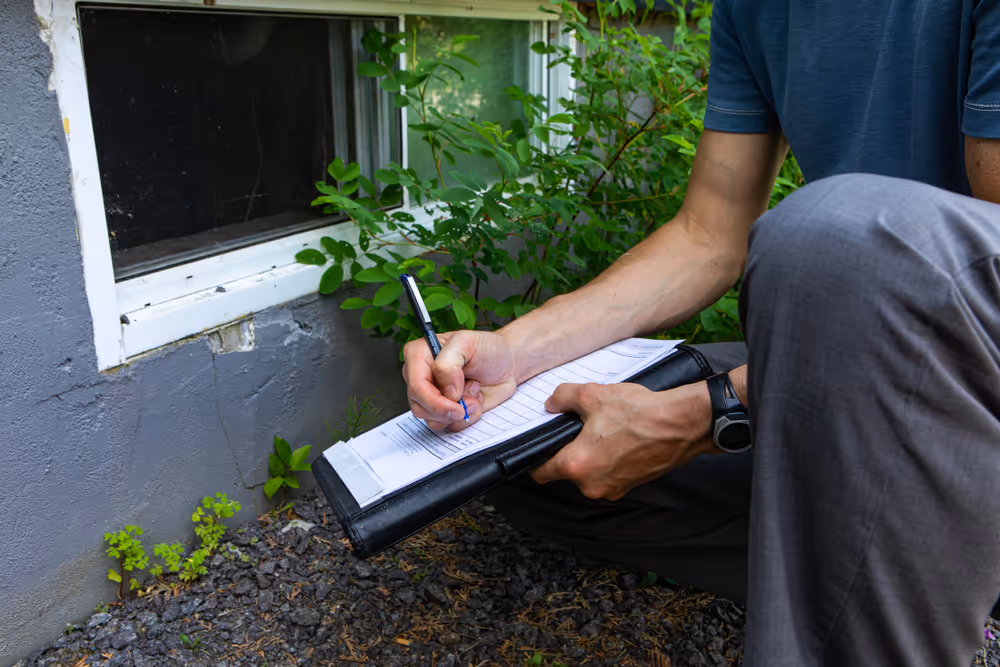 Mold inspection technician