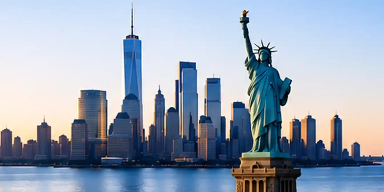 free god representing USA