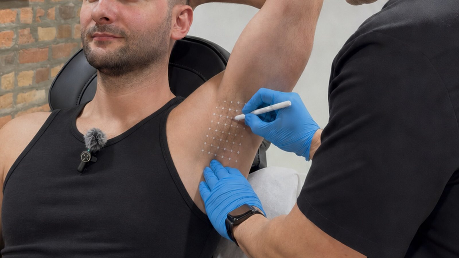 Hyperhidrosis treatment at Centre Esthétique Montréal