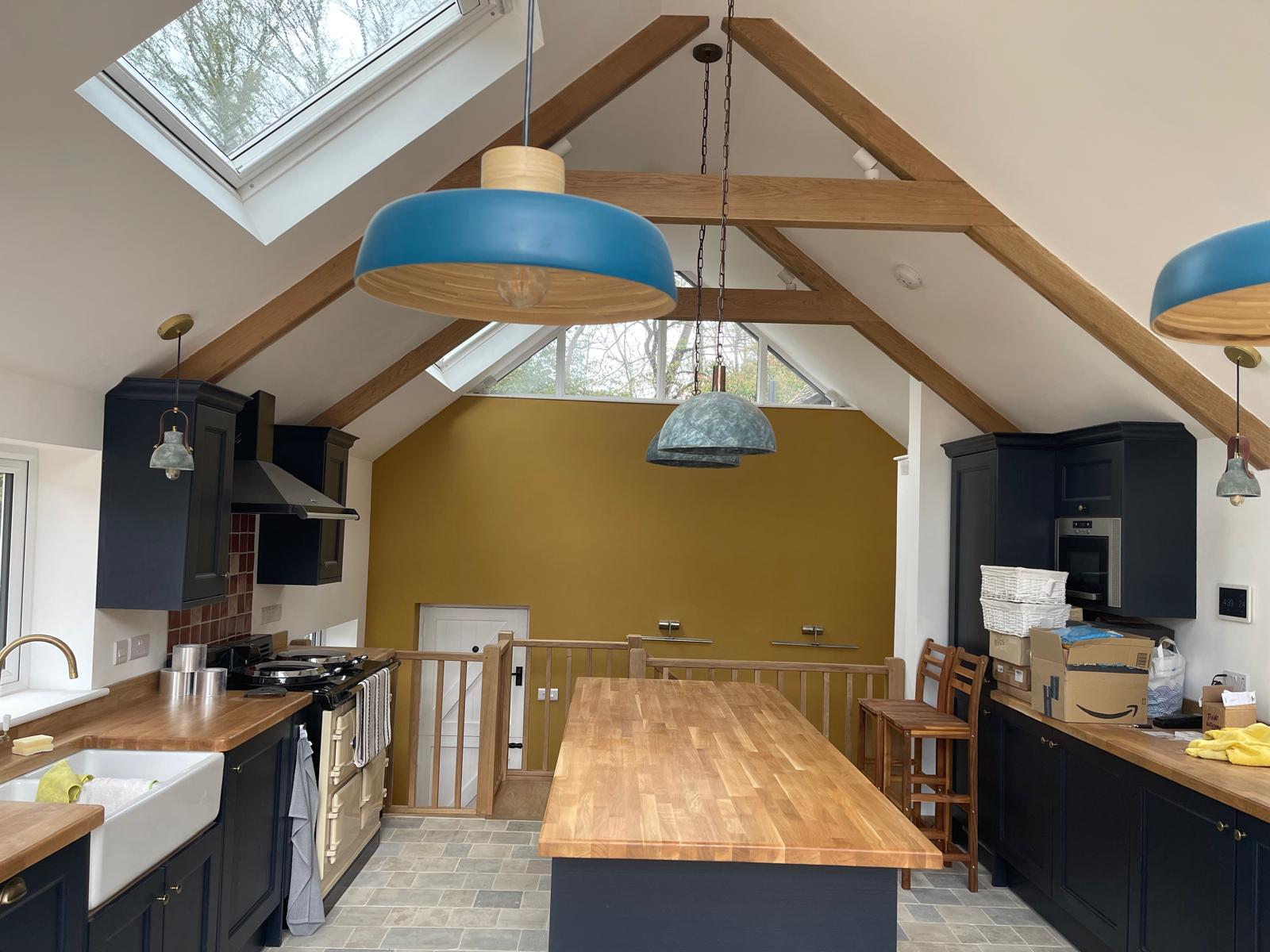 House extension construction in East Sussex