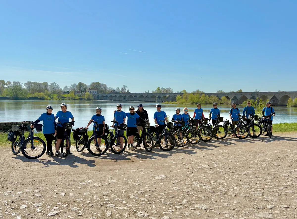 Large Private group riding in Holland