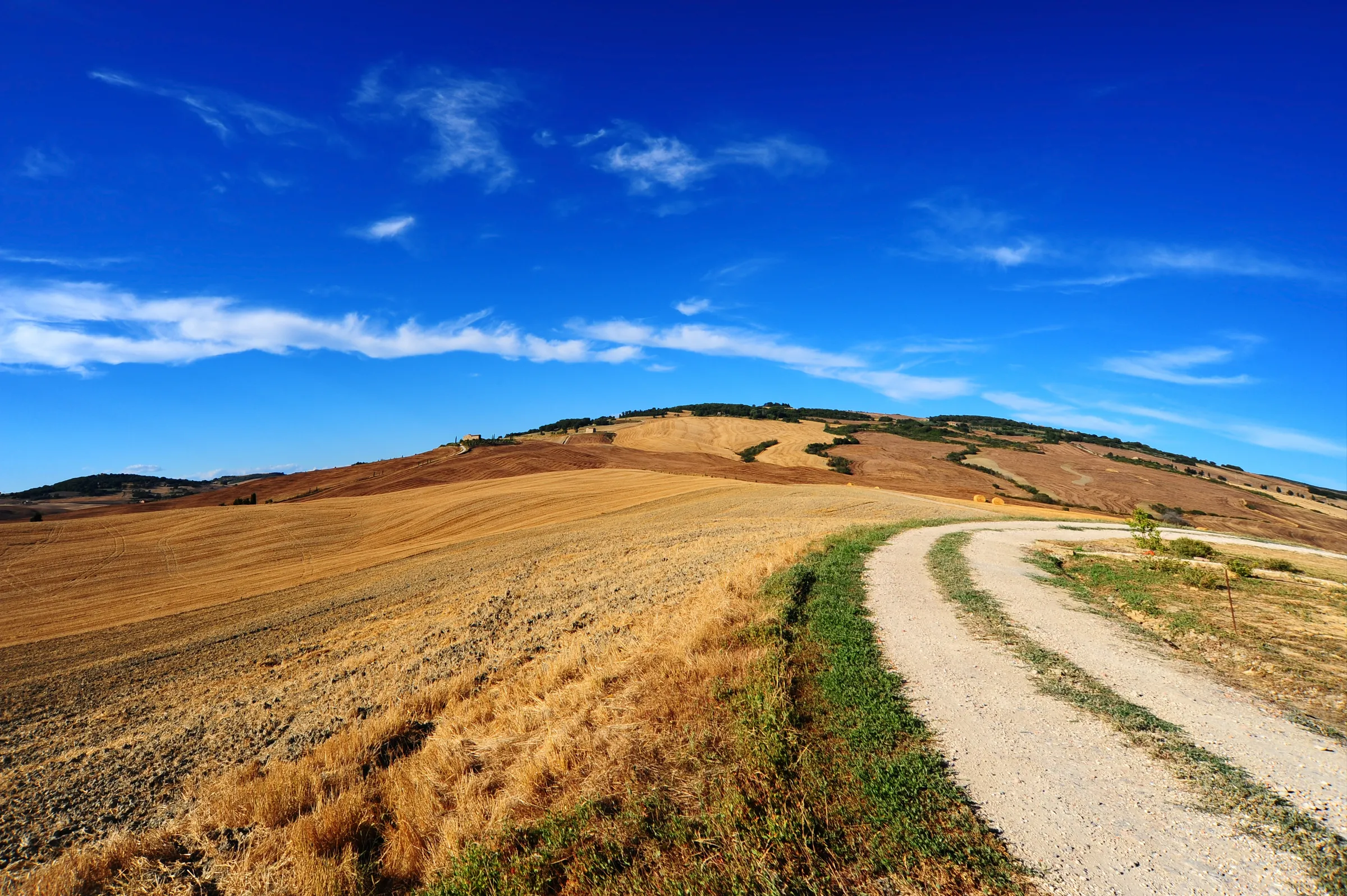 Gravel roads in California