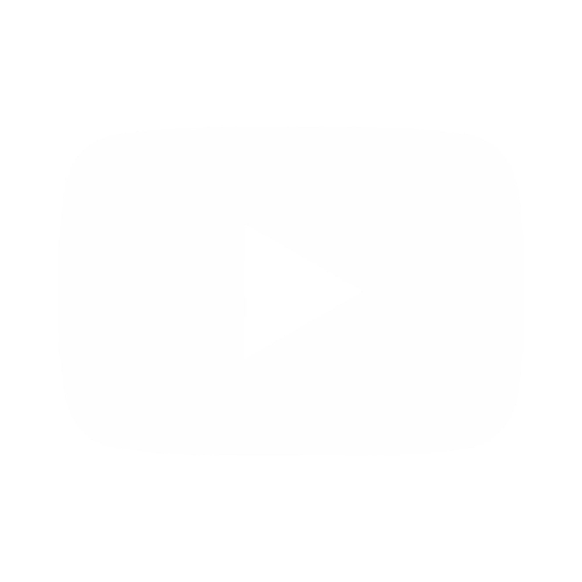 YouTube logo in White