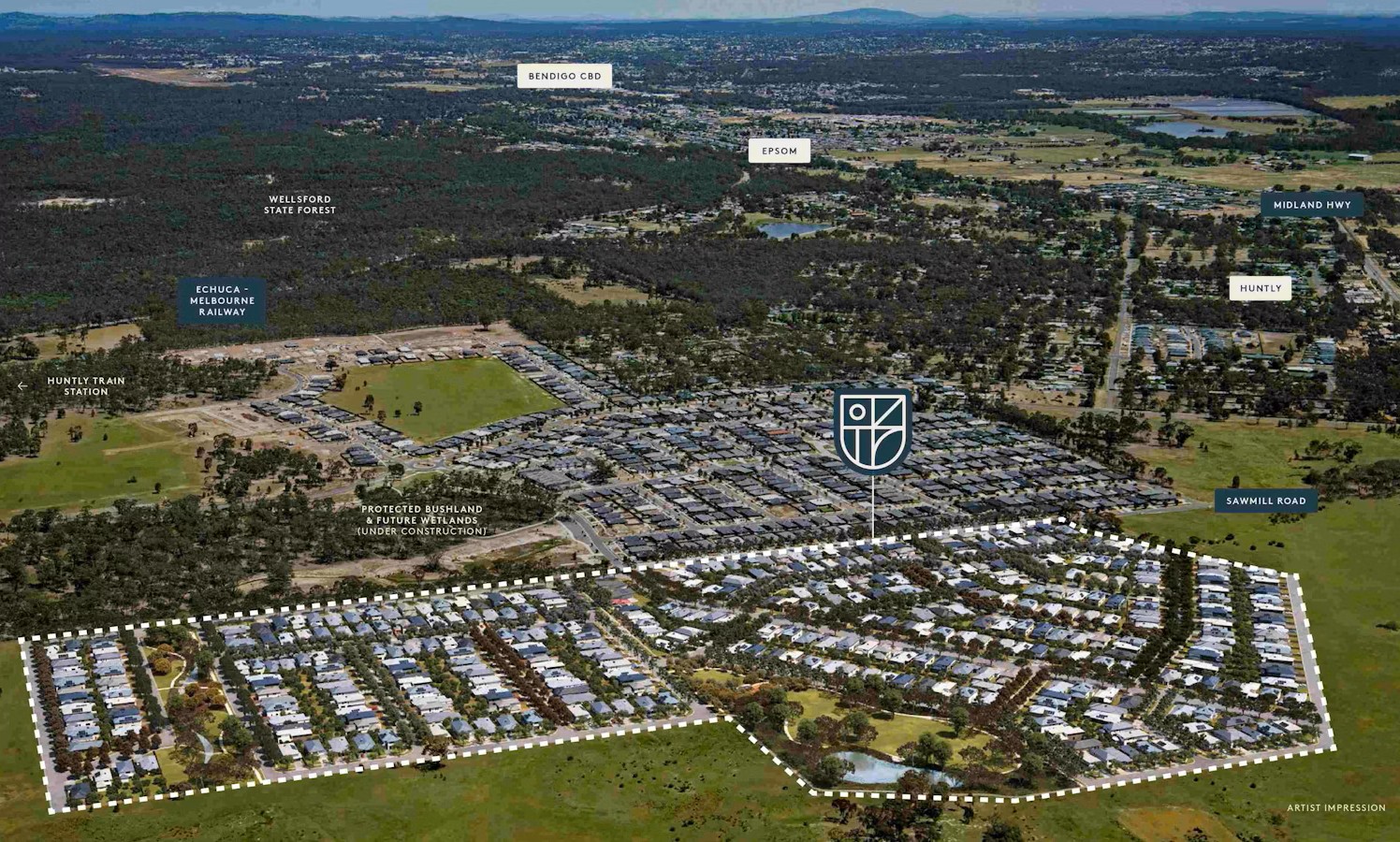 Dual Occupancy in Harlowe Bendigo Estate