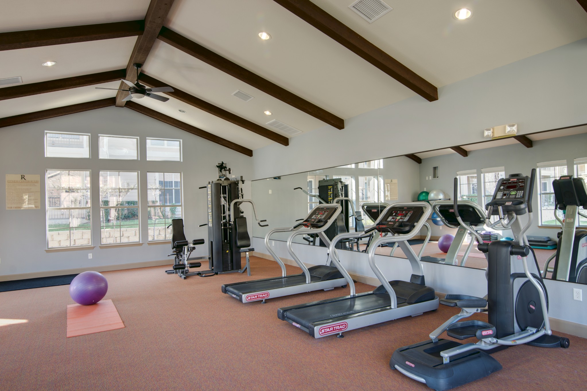 Fitness Center at Riverside Villas Apartments in Fort Worth, Texas, TX