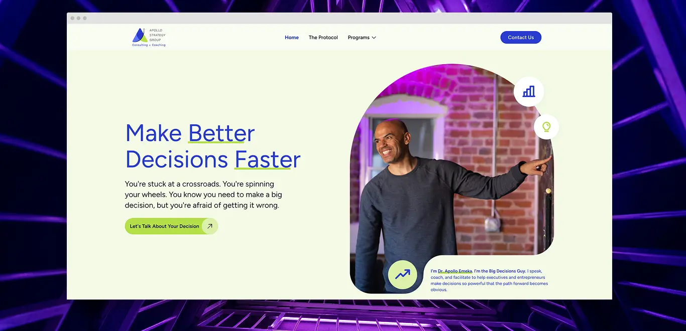 Apollo Website Screenshot
