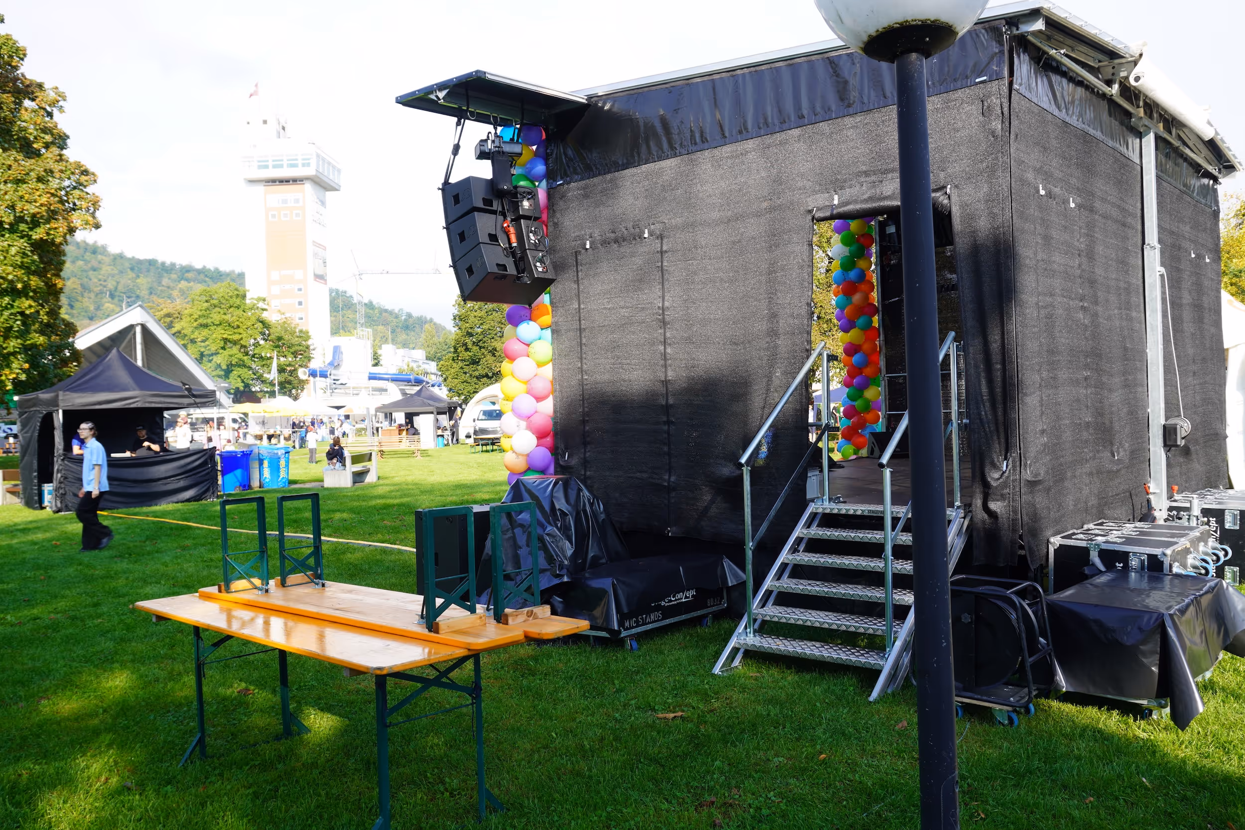 Papa Moll Fest in Bad Zurzach – Stage-Conzept (Bild 1)