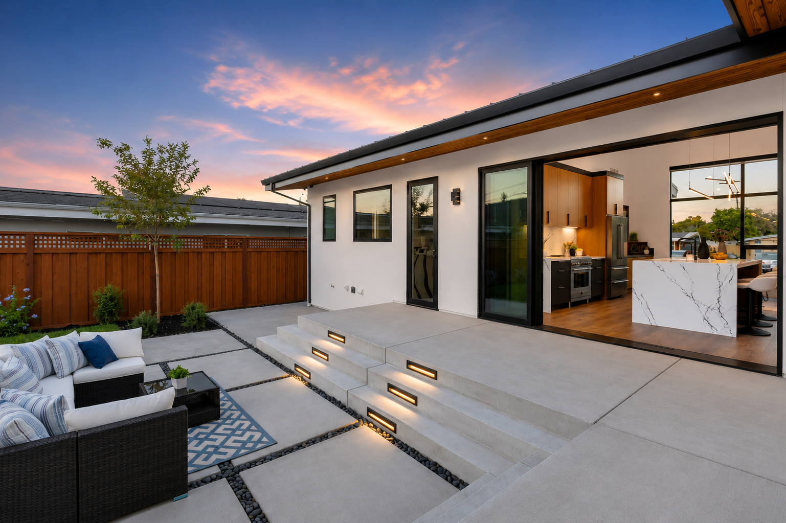 Patio opening