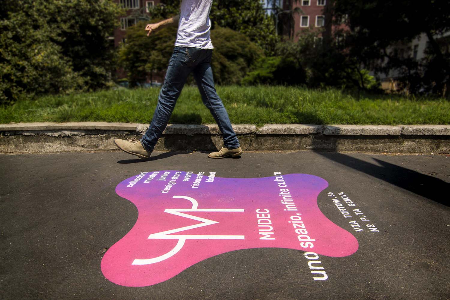 street advertising mudec milano