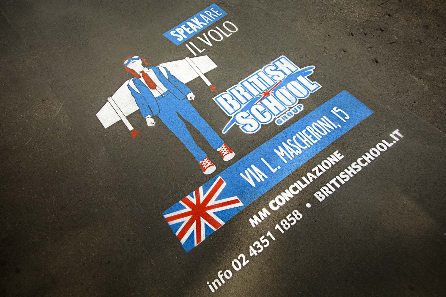 outdoor advertising british school