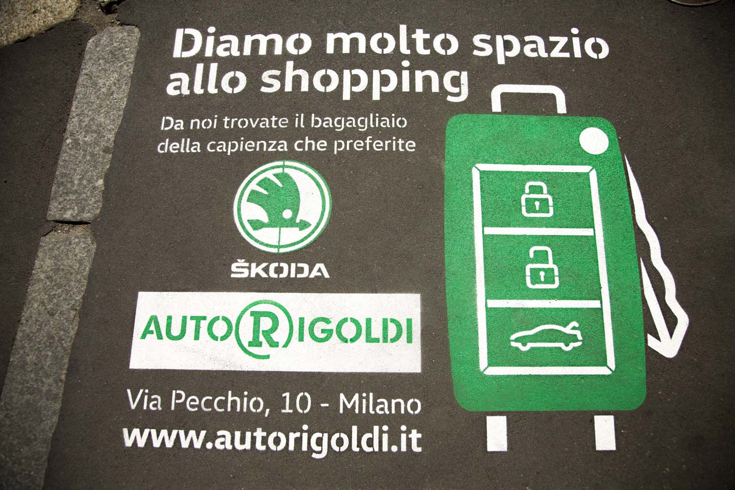 street advertising autorigoldi