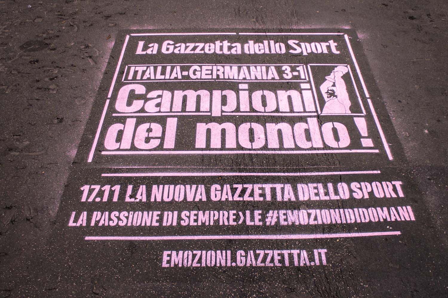 campagna pubblicitaria gazzetta dello sport