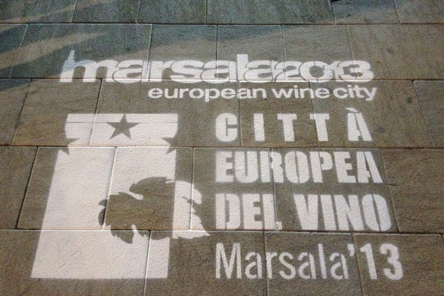 graffiti pubblicitari comune di marsala