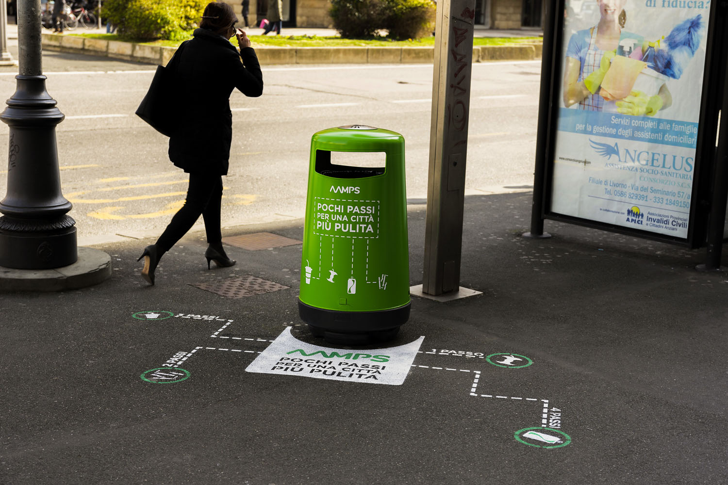 ambient marketing aamps livorno
