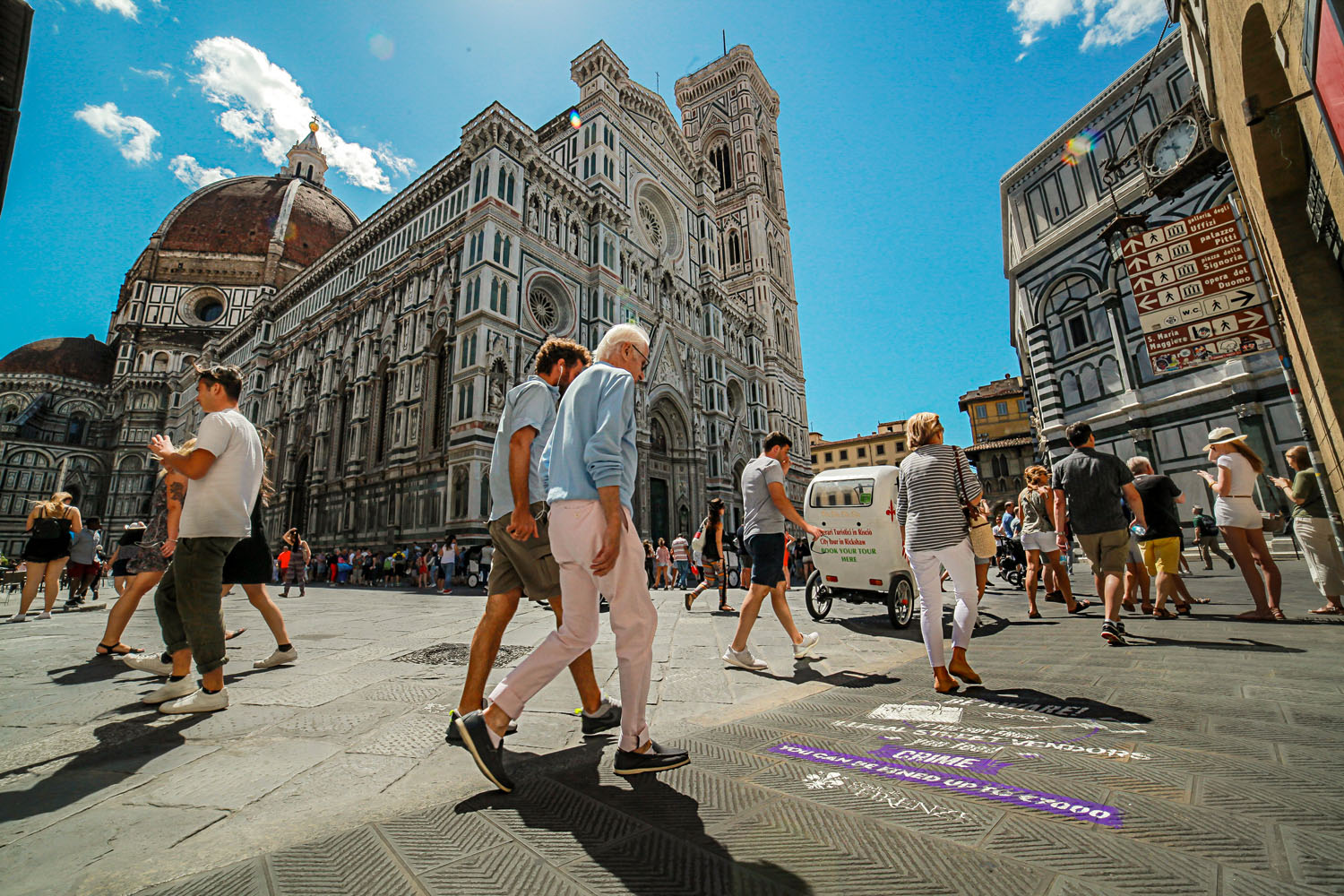 graffiti pubblicitari comune di firenze