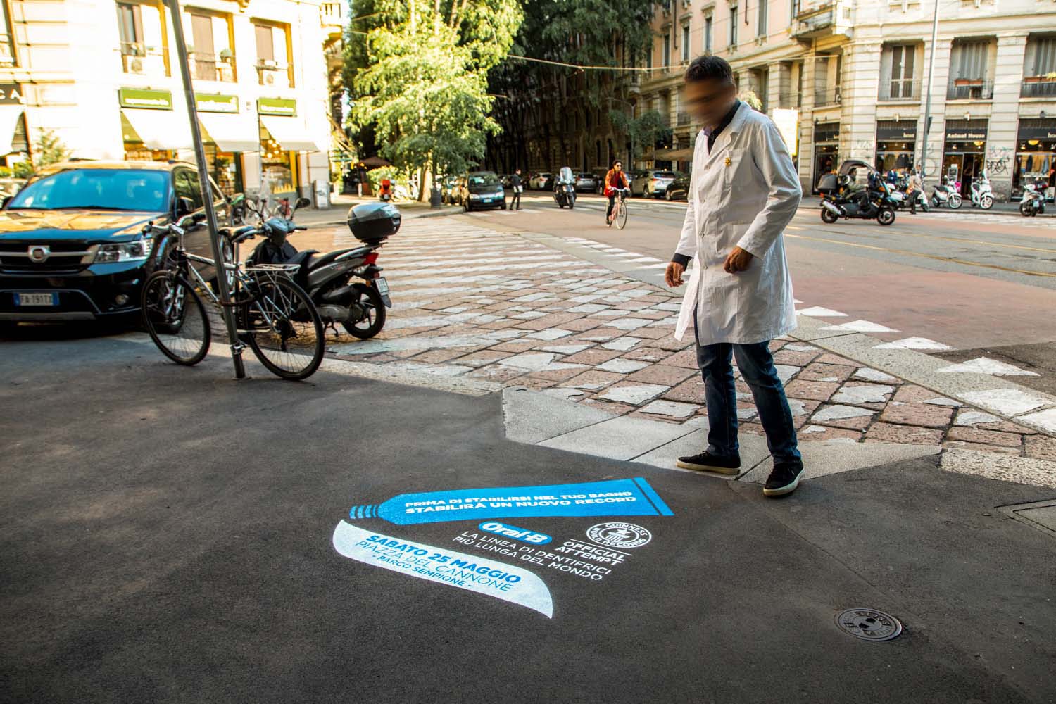 graffiti pubblicitari oral b