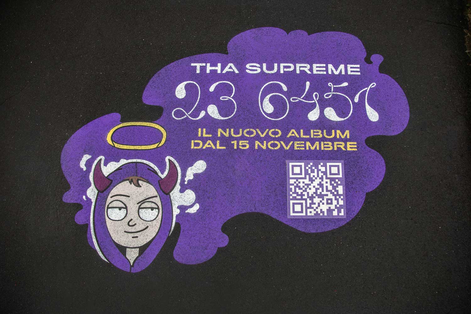 street advertisement sony music tha supreme