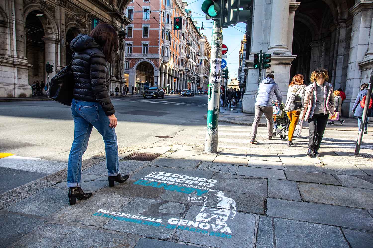 floorgraphic palazzo ducale banksy