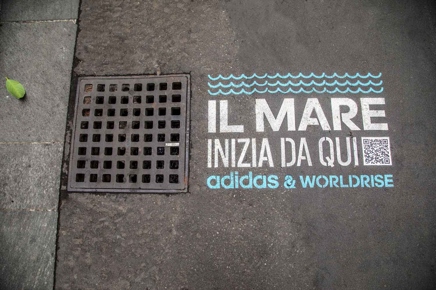 pubblicità outdoor adidas worldrise