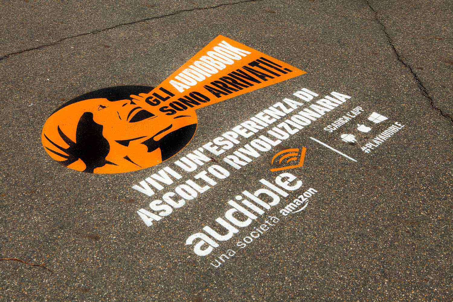 street advertising audible