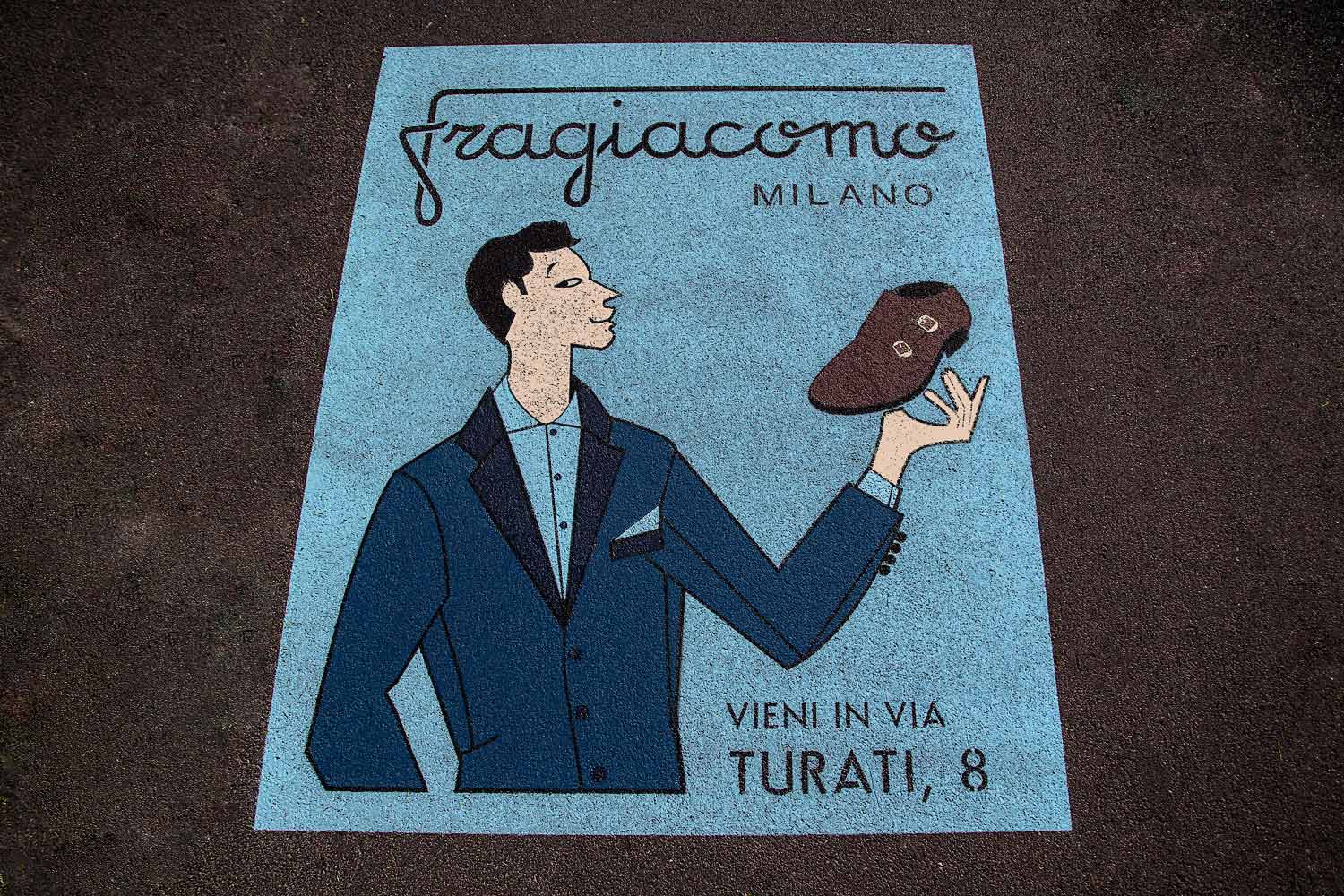 pubblicità marciapiedi fragiacomo