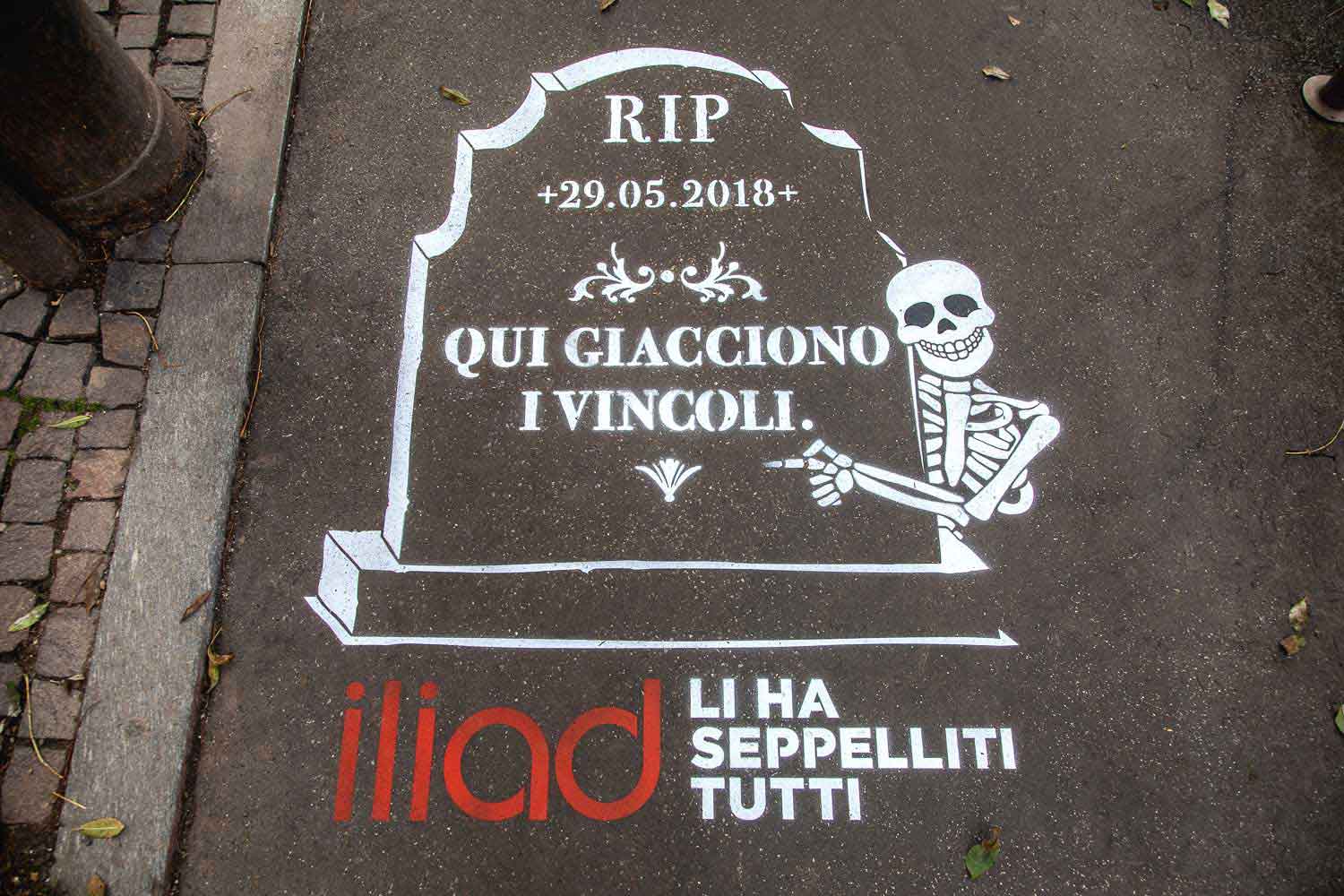 campagna pubblicitaria iliad