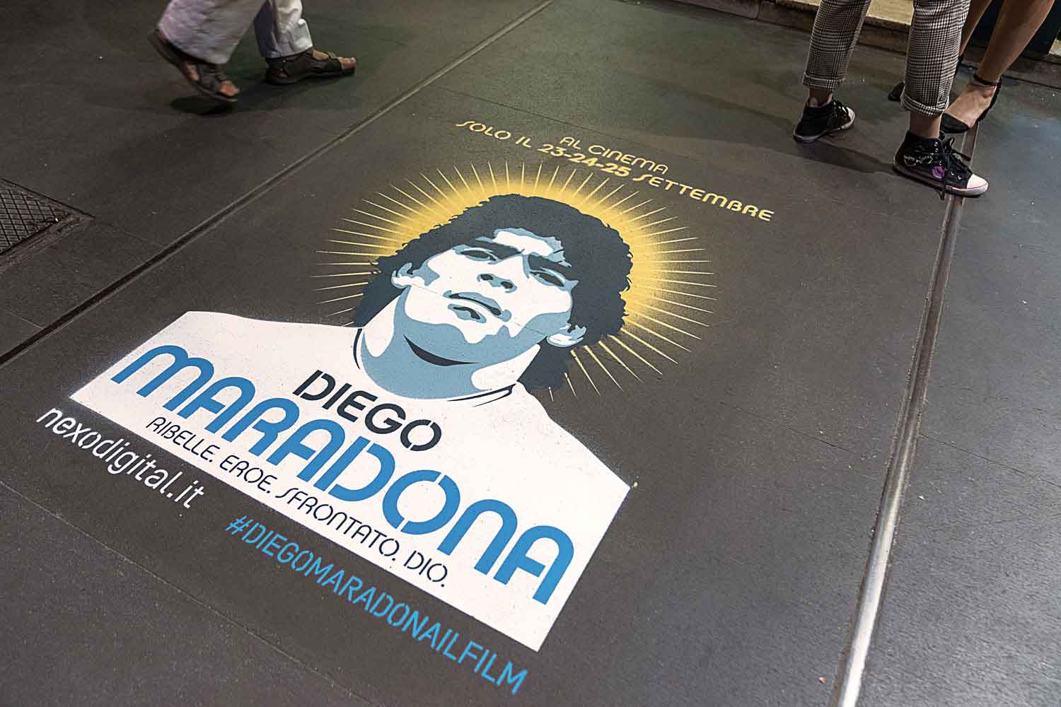 ambienti marketing nexo maradona