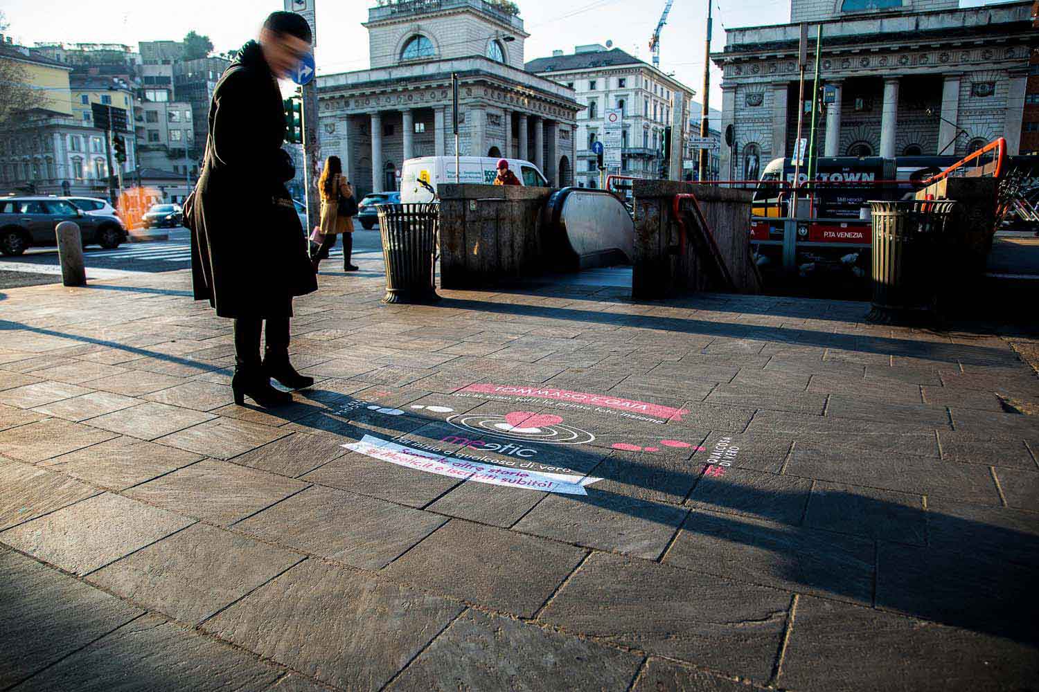 graffiti pubblicitari meetic