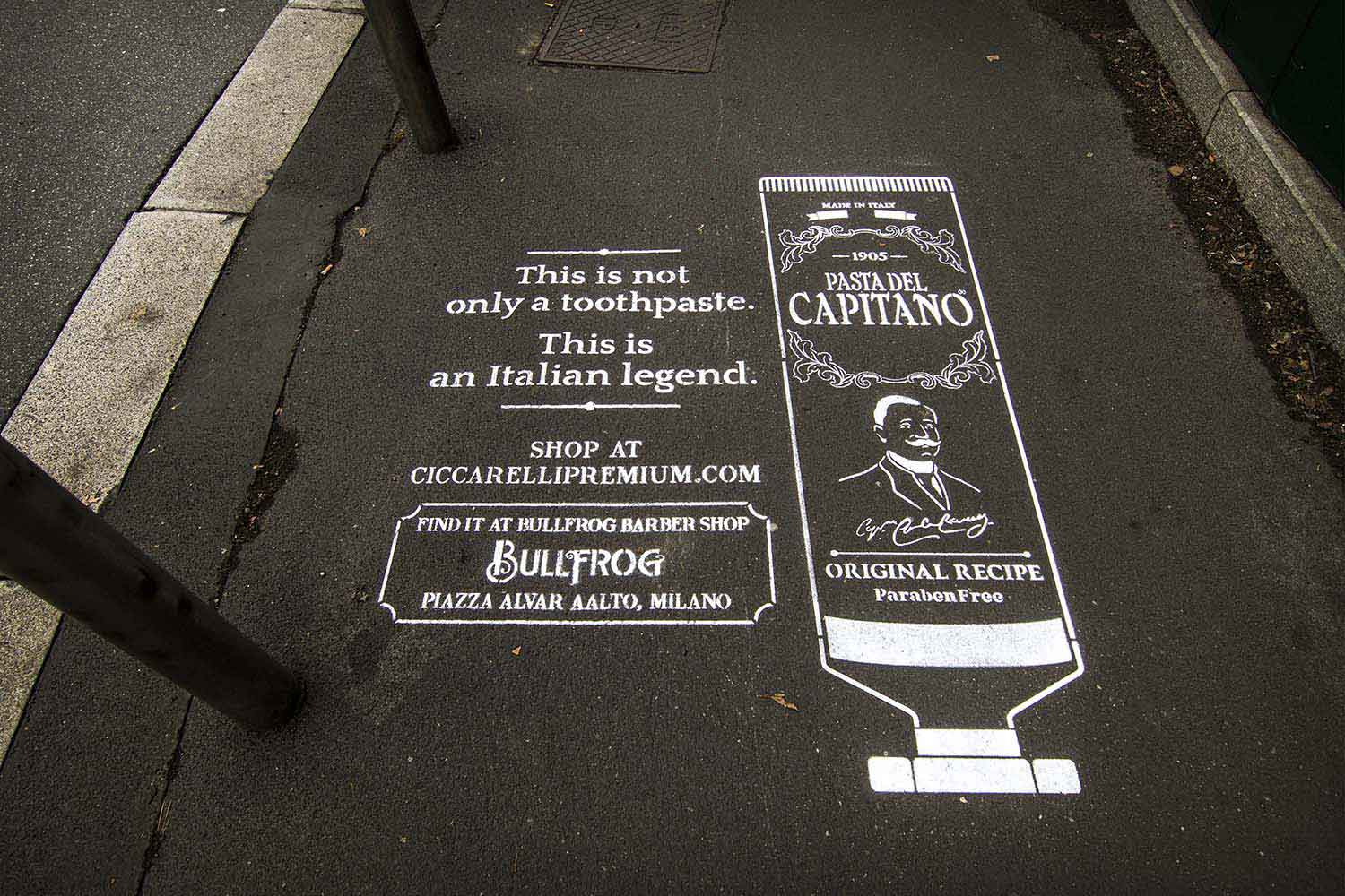 graffiti marketing pasta del capitano