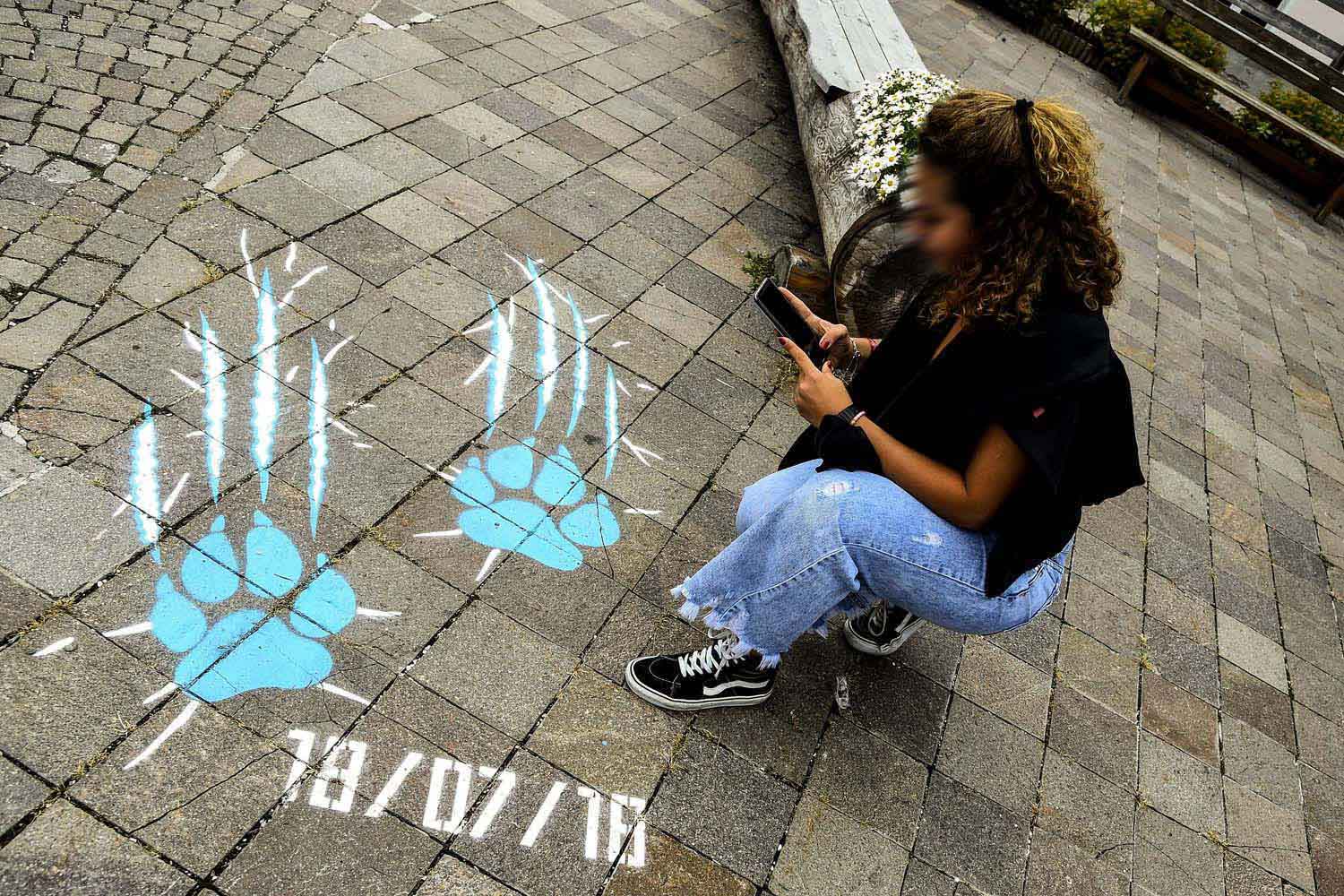 graffiti pubblicitari robe di kappa
