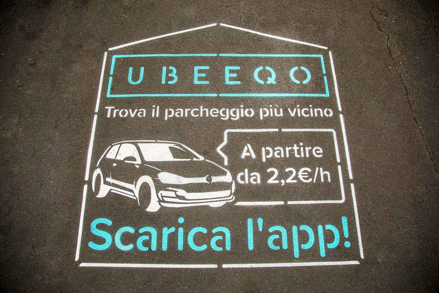 pubblicità outdoor ubeeqo