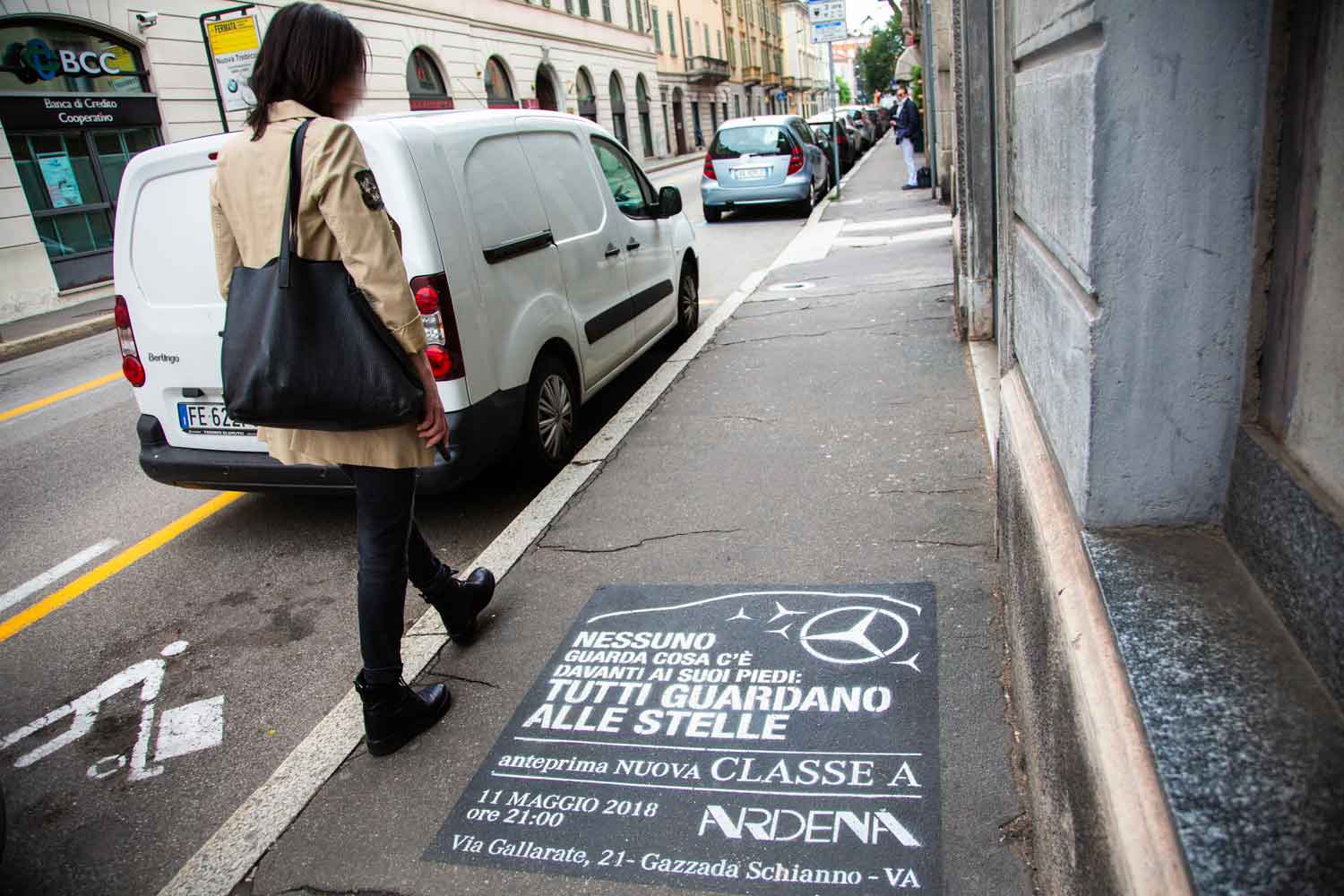 campagna pubblicitaria ardena mercedes