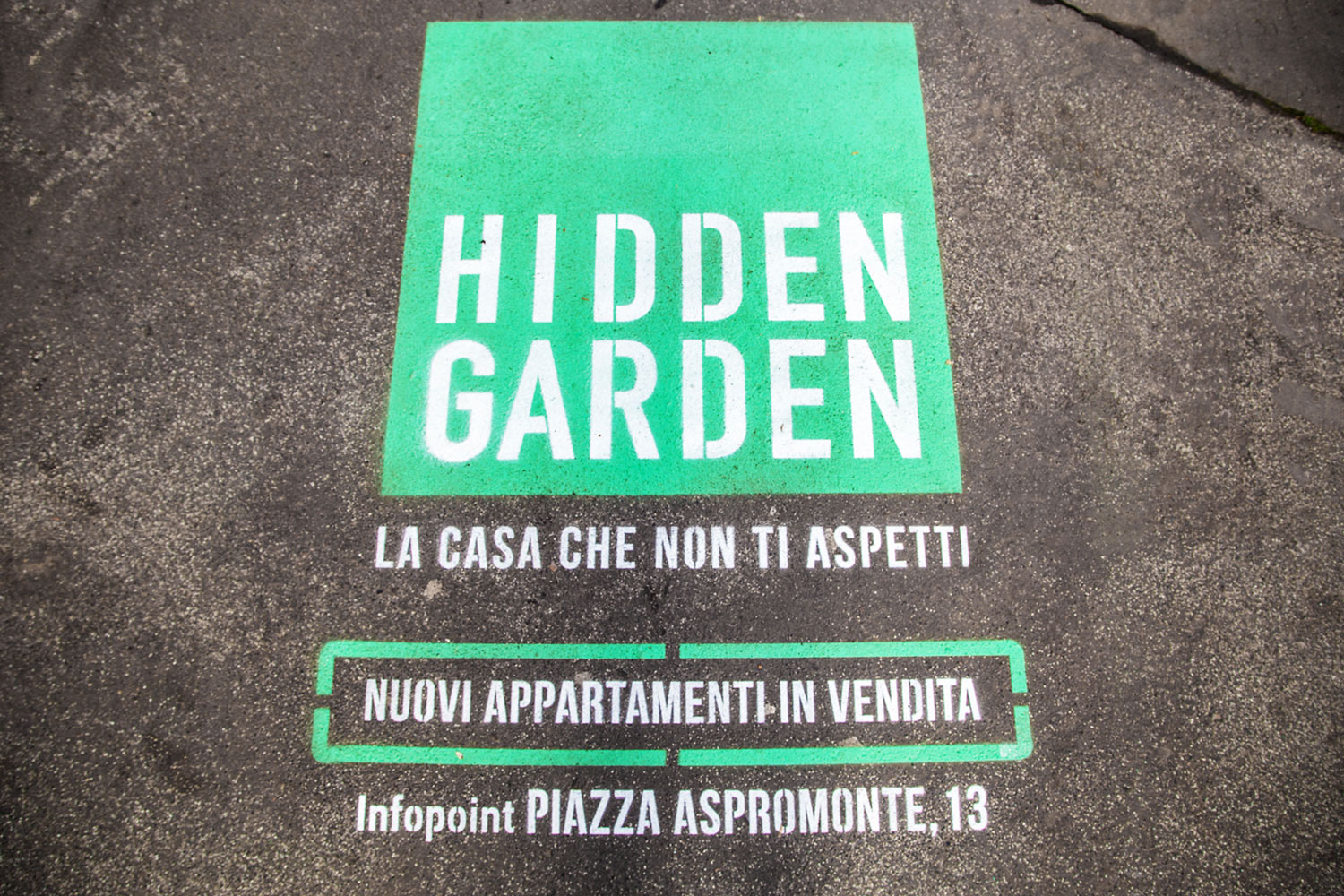 ambient marketing hidden garden
