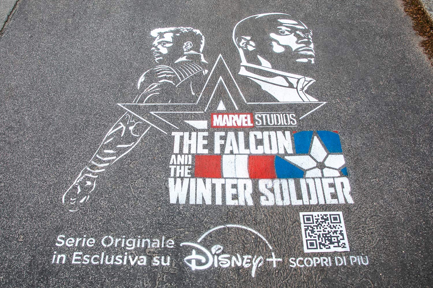 graffiti disney marvel falcon Winter Soldier
