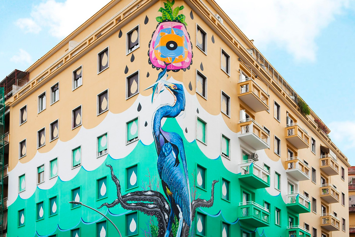 Iena Cruz Street art roma ostiense