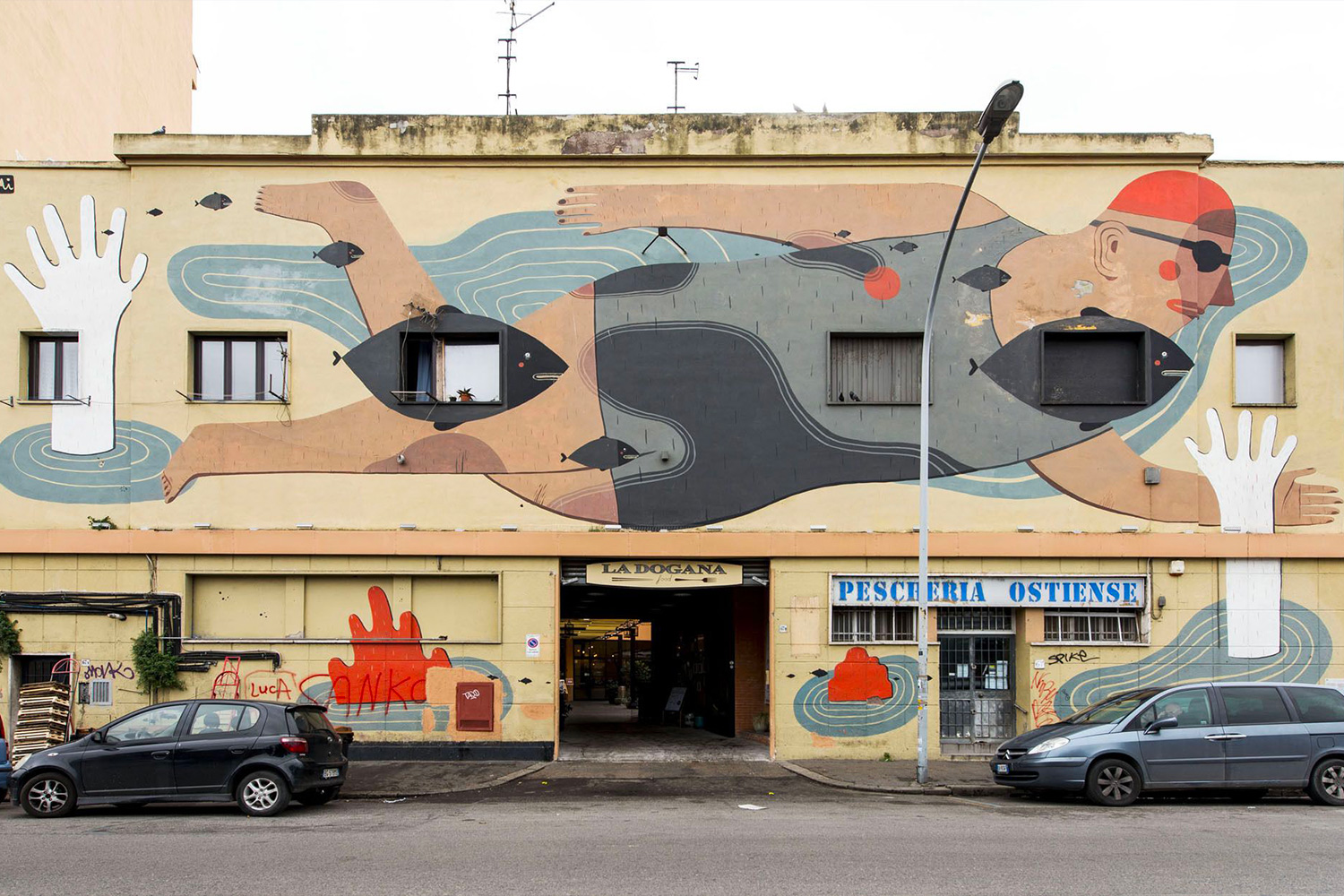 Agostino Iacurci Street Art Roma Ostiense